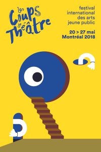 Affiche du 15e festival Les Coups de théâtre